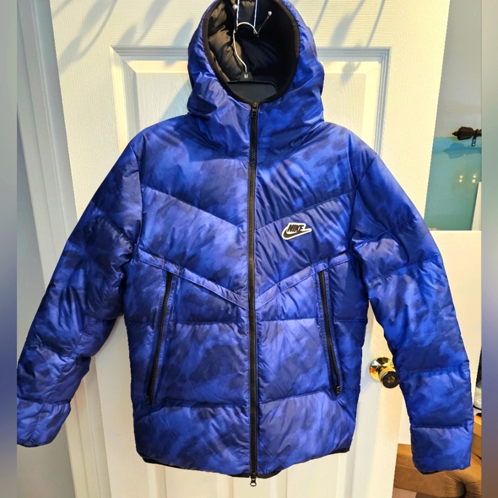 Men's Nike Shield Down Puffer Jacket Size MEDIUM CU4406 492